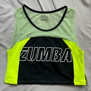 Zumba Wear Mesh Crop Tank - XL